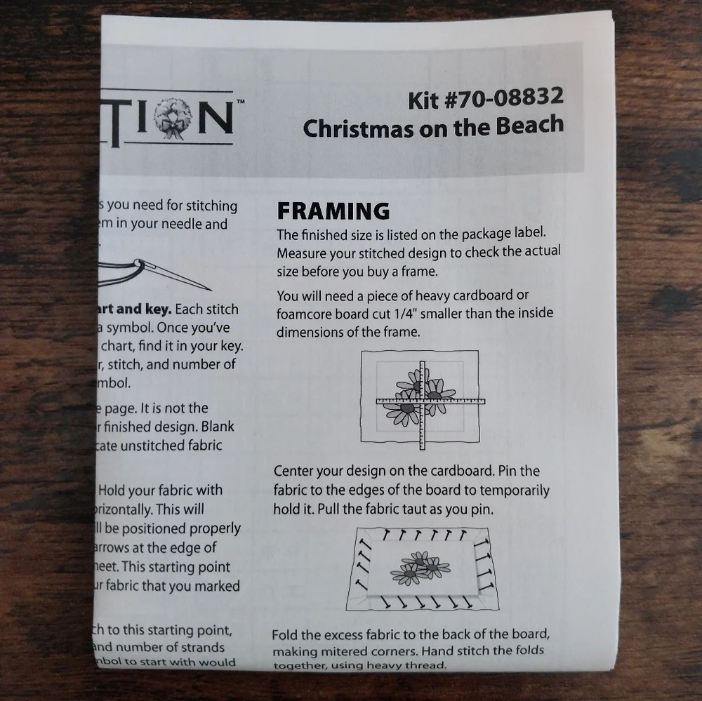 Dimensions Gold Collection Christmas On The Beach Kit Counted Cross Stitch New